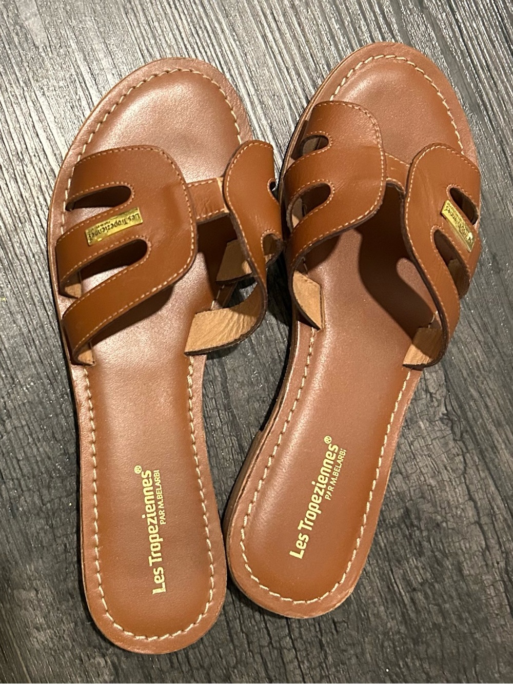 Les Tropéziennes par M. Belarbi Damia mules/sandals Size 8.5/9